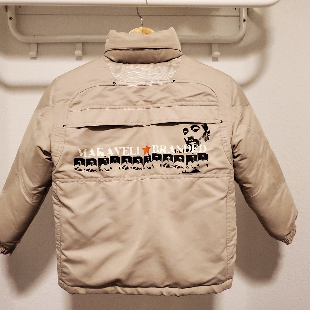 MAKAVELI BRANDED down jacket RARE!!! (Youth Size)